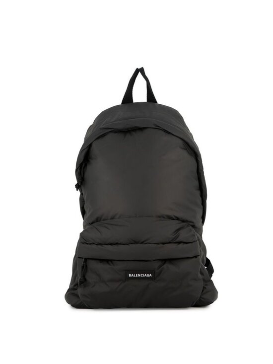 Balenciaga Backpack Logo Nylon Black main image 5